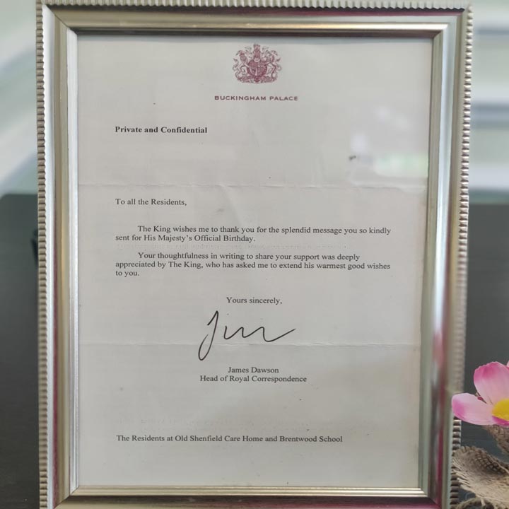 A Royal Response Brings Joy To Residents At Old Shenfield Place