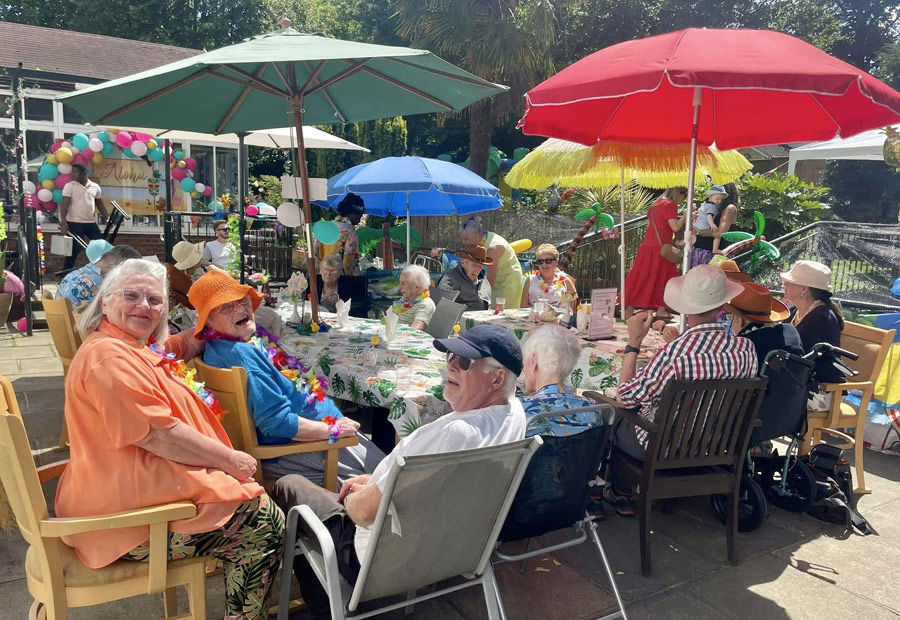Best Care Home In Essex Care Home - Outside Celebrations