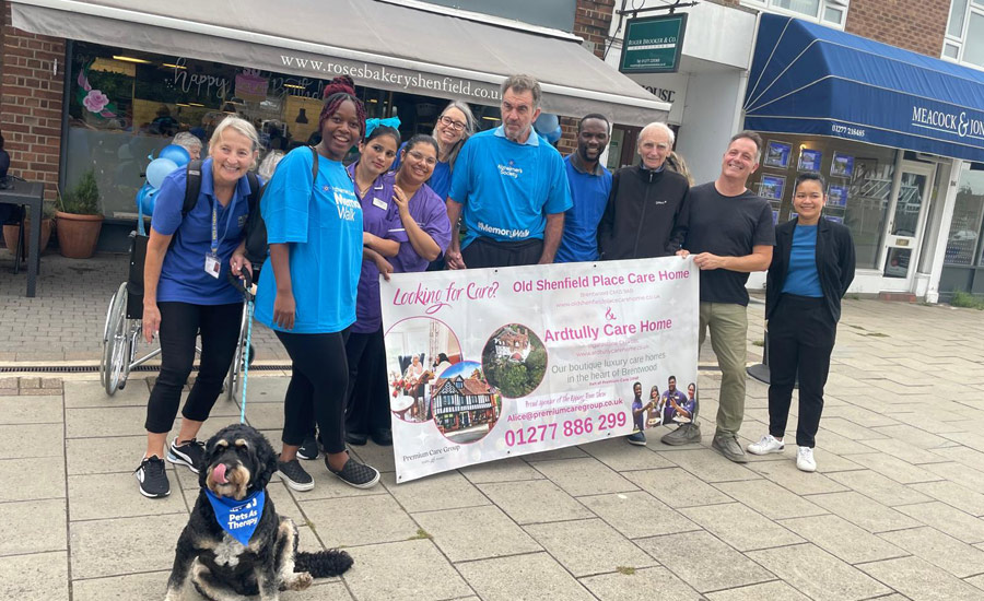 Old Shenfield Place Care Home Unites Community For Alzheimers Memory Walk