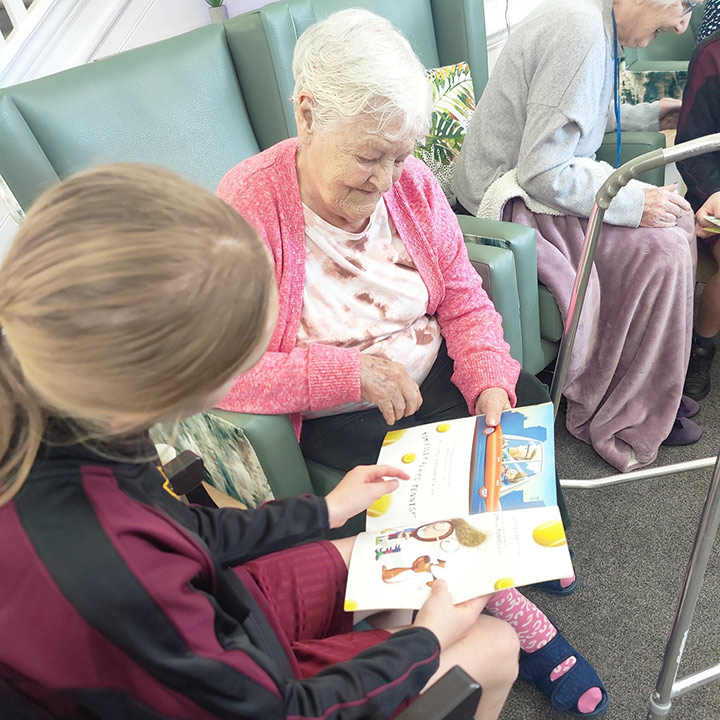 St Marys Pupils Share Stories With Residents At Old Shenfield Place